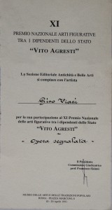 XI Pemio "Vito agresti" 1991 - Opera segnalata: "Senza titolo"