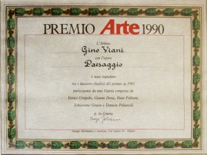 Premio Arte 1990 - Finalista con l'opera "Paesaggio"